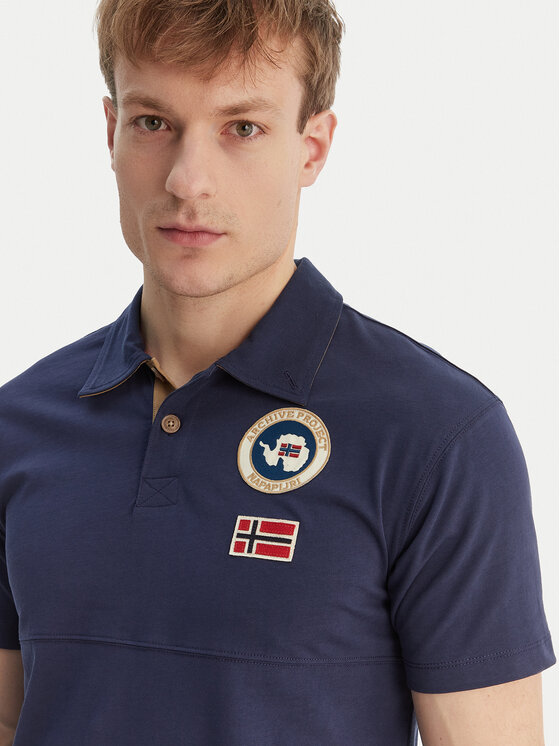 Napapijri Napapijri Polo E-Reflect NP0A4H4B Azul marino Relaxed Fit