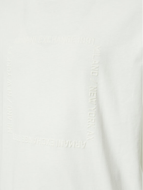 Armani Exchange Armani Exchange Футболка 6DZTLN ZJ9JZ 1116 Білий Regular Fit