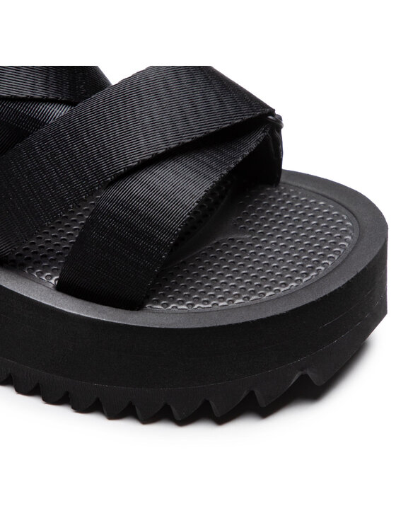Tommy Jeans Sandali Tommy Jeans Iridescent Strappy Sandal EN0EN01332 Nero