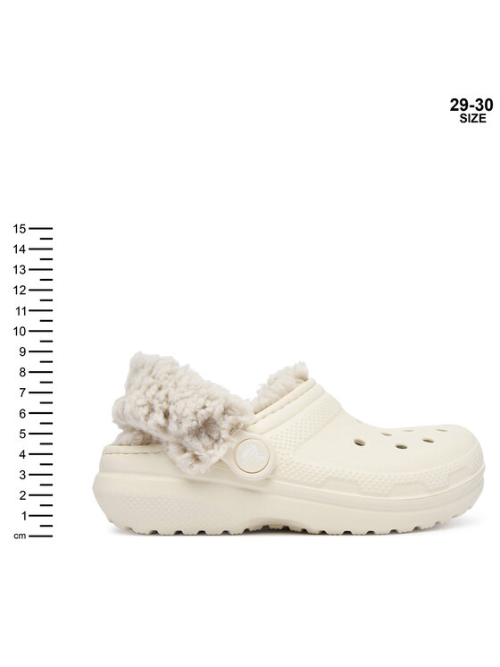 Crocs Papucs Crocs Classic Fleece Lined Clog K 212856 Bézs