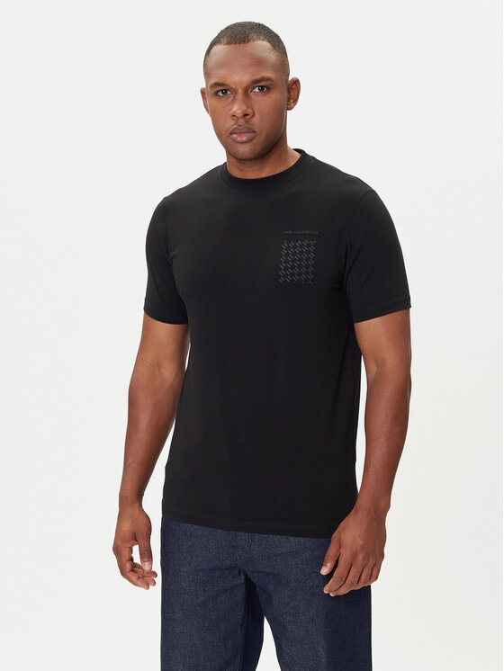 KARL LAGERFELD KARL LAGERFELD Camiseta 755034 554221 Negro Regular Fit