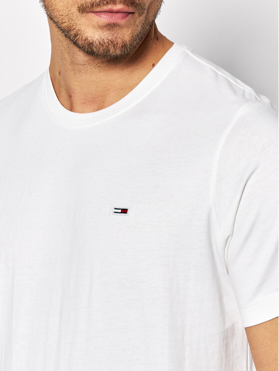 Tommy Jeans Tommy Jeans T-Shirt Classic DM0DM09598 Λευκό Regular Fit