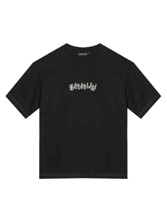 Napapijri Napapijri Camiseta S-Flein NP0A8B3L Negro Loose Fit