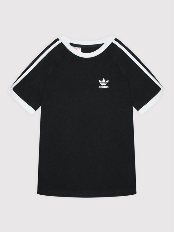 adidas adidas Футболка 3-Stripe H35545 Чорний Regular Fit