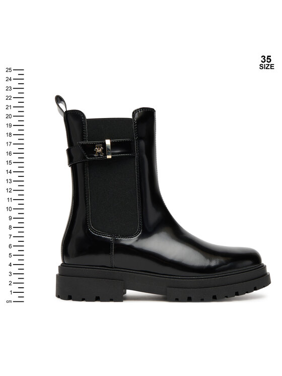 Tommy Hilfiger Aulinukai Tommy Hilfiger Chelsea Boot T4A5-34029-1453 Juoda