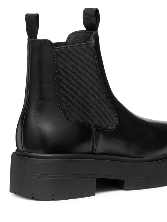Geox Chelsea cipele Geox D Spherica Ec7 D56VDA 00043 C9999 Crna