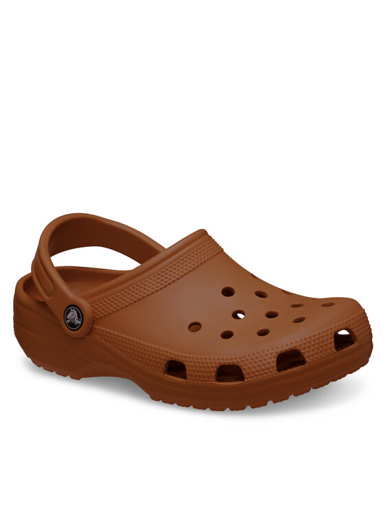 Crocs Šlepetės Crocs Classic 10001 Ruda