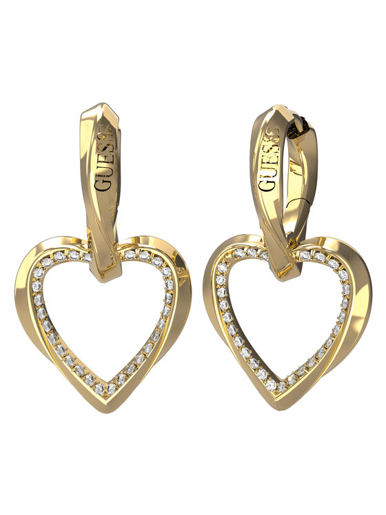 Guess Náušnice Guess JUBE04 617JW Zlatá