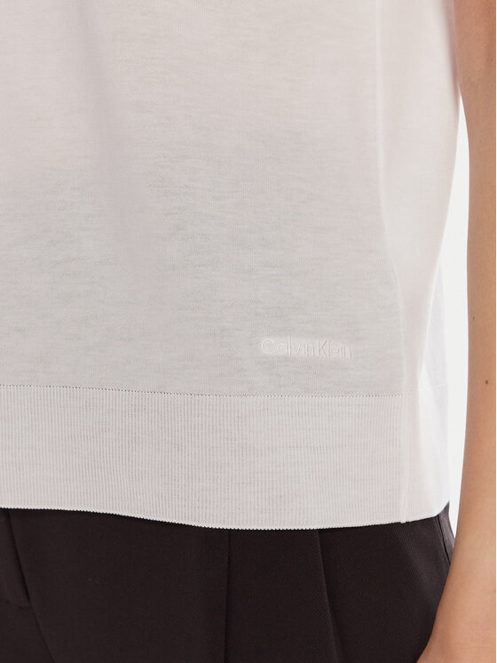 Calvin Klein Calvin Klein Camiseta LV044B206G Blanco Regular Fit