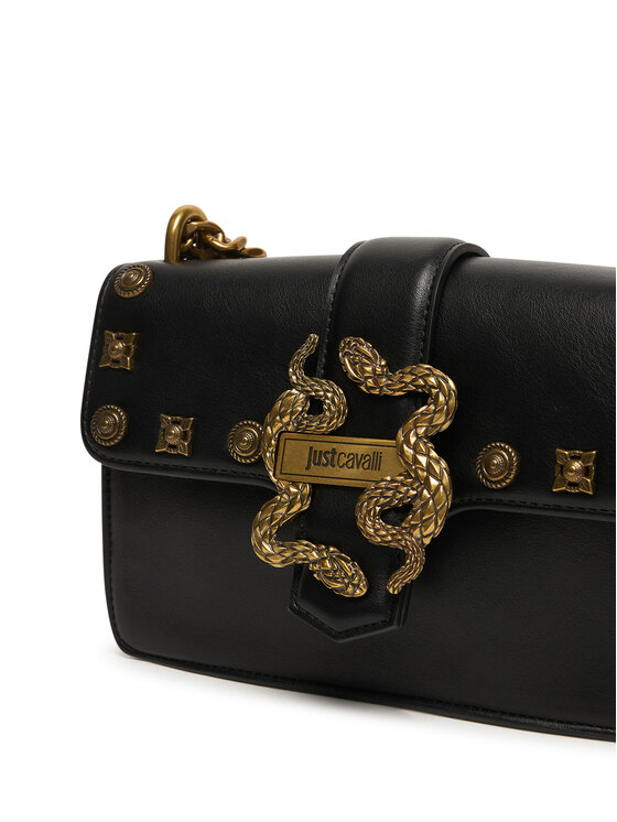 Just Cavalli Bolso Just Cavalli Iconic Snakes 81RA4BAF ZSE07 Negro