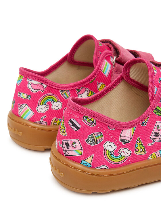 Froddo Тапочки Froddo Barefoot Canvas G1700440-10 D Рожевий