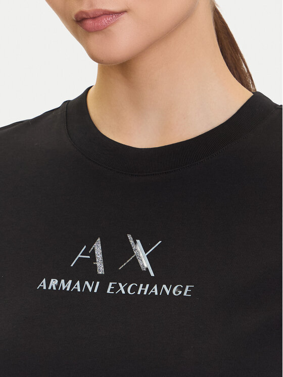 Armani Exchange Armani Exchange Camiseta XW001345 AF16356 UC001 Negro Regular Fit