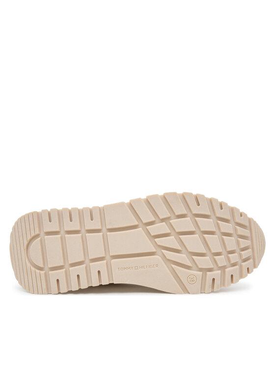 Tommy Hilfiger Laisvalaikio batai Tommy Hilfiger Low Cut Lace-Up T3A9-33996-1355A Balta