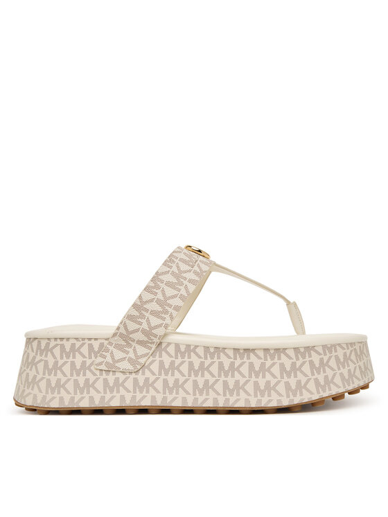 MICHAEL Michael Kors В'єтнамки MICHAEL Michael Kors Koya Flip Flap 40R6KOFA2B Кремовий
