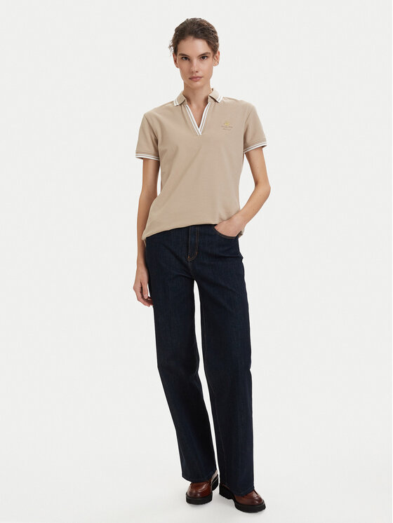 Beverly Hills Polo Club Beverly Hills Polo Club Polo P-SS26W-P0300 Beis Regular Fit