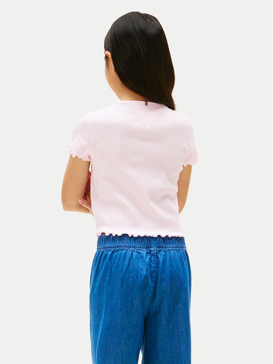Tommy Hilfiger Tommy Hilfiger T-shirt Essential KG0KG08590 Rosa Regular Fit