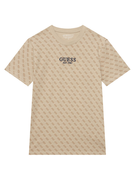 Guess Guess Camiseta L6YI17 K3744 Beis Regular Fit