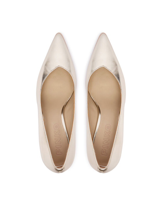 PINKO Pantofi cu toc subțire PINKO Lady 11 SD0611P050 Auriu