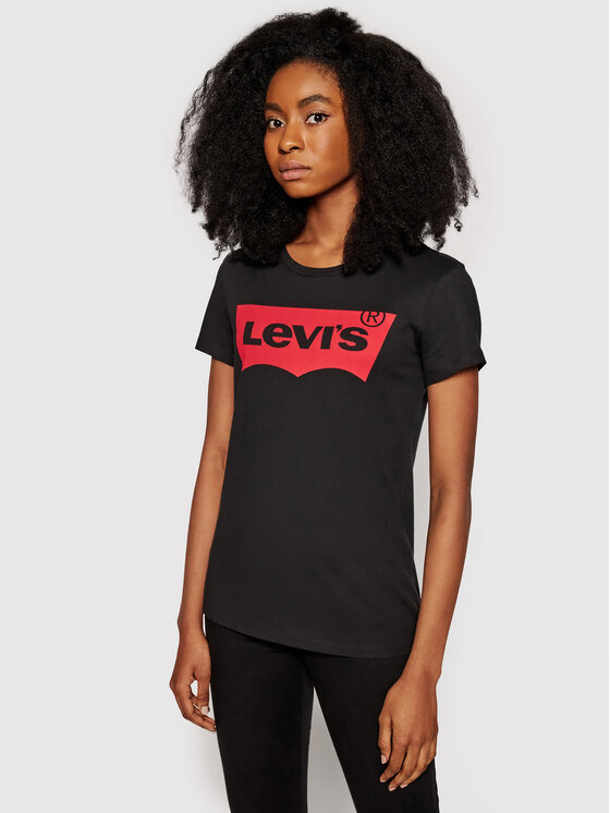 Levi's® Levi's T-Shirt The Perfect Graphic Tee 17369-0201 Μαύρο Regular Fit