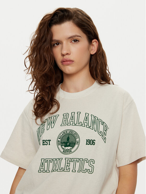 New Balance New Balance T-Shirt WT43548 Καφέ Oversize
