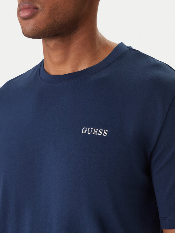 Guess Guess Camiseta Z6RI17 I3Z14 Azul marino Regular Fit