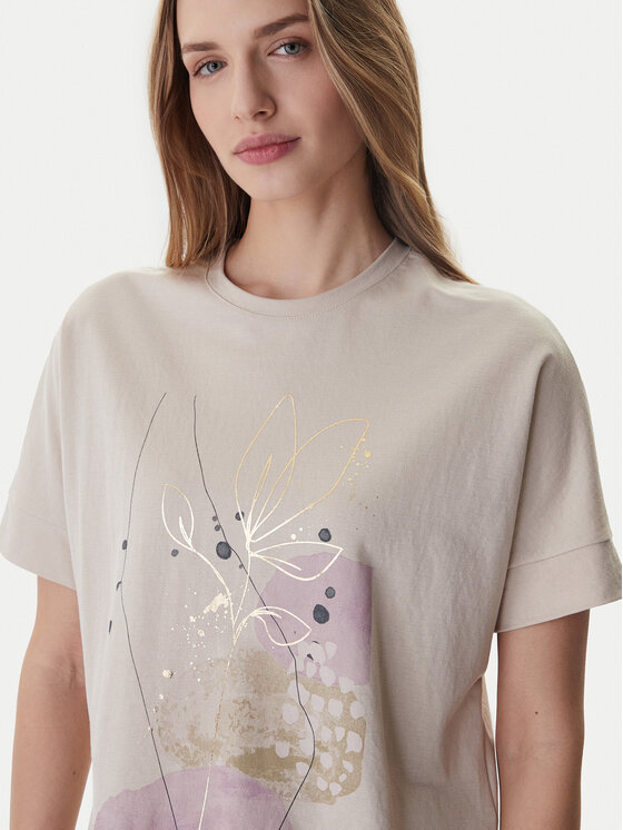 ONLY ONLY Camiseta Jany 15356044 Gris Regular Fit