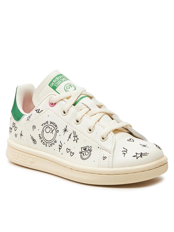 adidas Снікерcи adidas Stan Smith C GY1790 Кремовий
