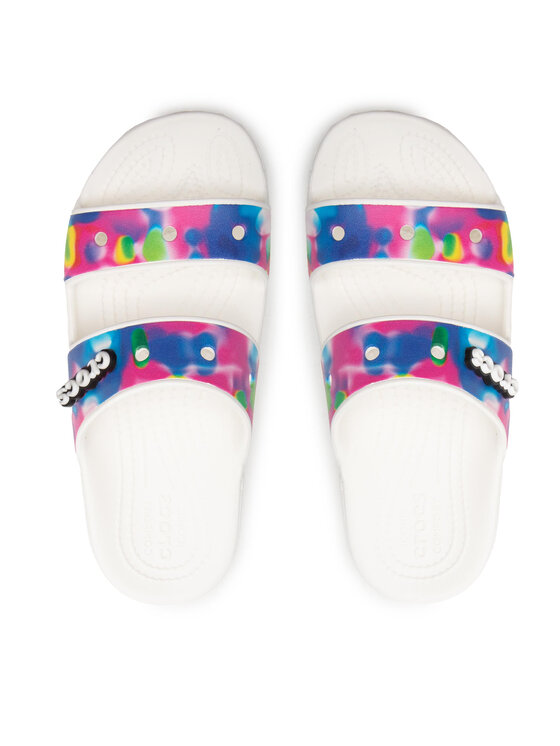 Crocs Natikači Crocs Classic Crocs Solarized Sandal 207771 Pisana