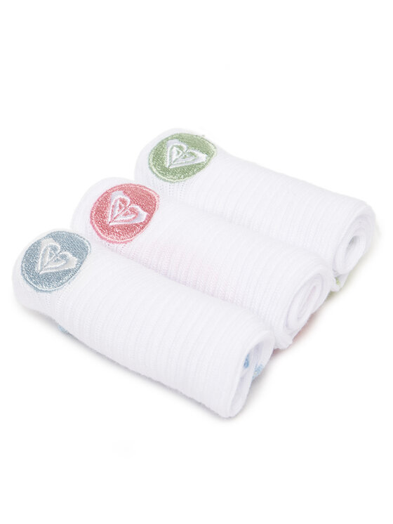 Roxy Dlhé ponožky Roxy AS_ROXY_04Z_SS25 (3-PACK) Biela