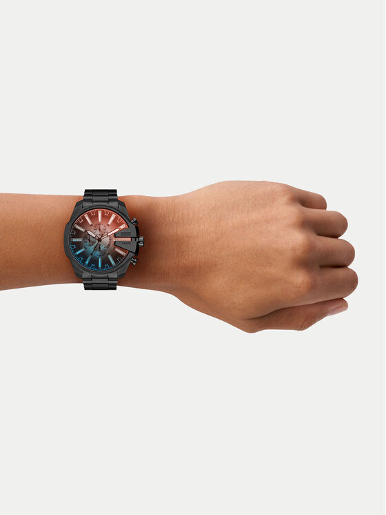 Diesel Годинник Diesel Mega Chief Slim DZ4689 Чорний