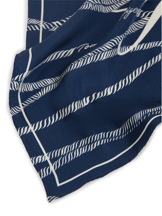 Tommy Hilfiger Chusta Tommy Hilfiger Script AW0AW18683 Granatowy