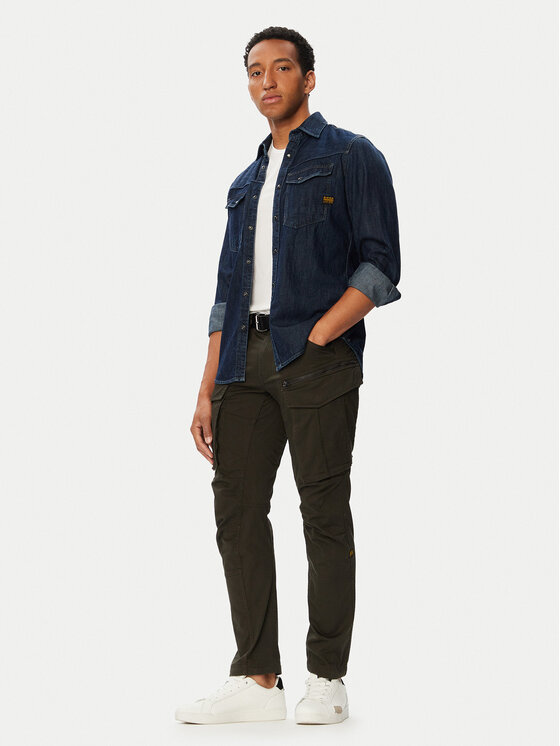 G-STAR G-Star Raw Pantaloni cargo Rovic D02190-5126 Grigio scuro Tapered Fit