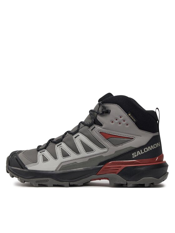 Salomon Trekingová obuv Salomon X Ultra 360 Mid GORE-TEX L47447800 Sivá