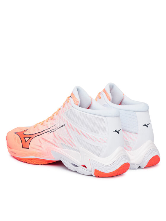 Mizuno Buty halowe Mizuno Wave Lightning Elite Mid V1GA2605 Koralowy