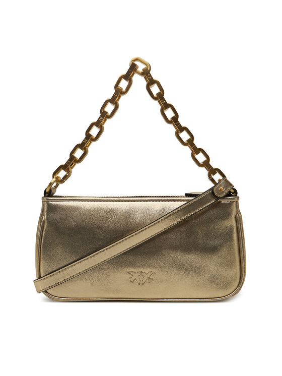 PINKO Kabelka PINKO Half Moon Baguette Mini AI 25-26 PLTT 105069 A2O9 Zlatá