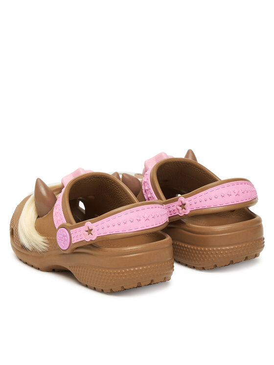 Crocs Шльопанці Crocs Toddler Classic IAM Horse Clog 211371 Коричневий