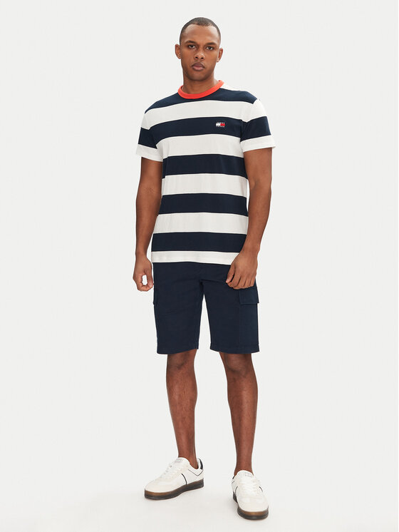 Tommy Jeans Tommy Jeans T-Shirt DM0DM20766 Σκούρο μπλε Regular Fit