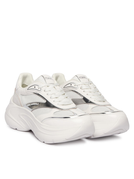 KARL LAGERFELD Снікерcи KARL LAGERFELD Kontour Wedge KL68016 Білий