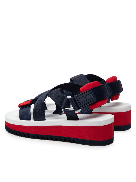 Tommy Jeans Sandalias Tommy Jeans Flatform Eva Sandal EN0EN01839 Azul marino