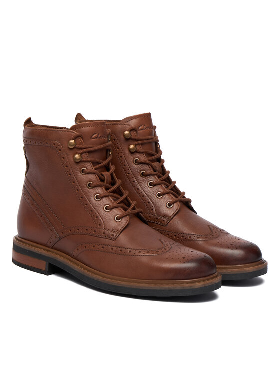 Clarks Csizma Clarks Newford LaceBT 26183376 Barna