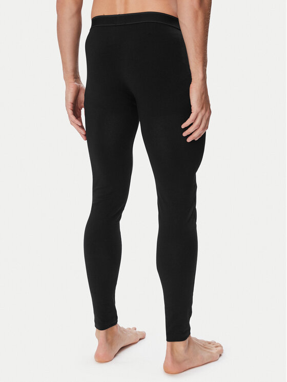 BOSS BOSS Calzoncillos largos Long John 365 Solid 50569369 Negro Slim Fit