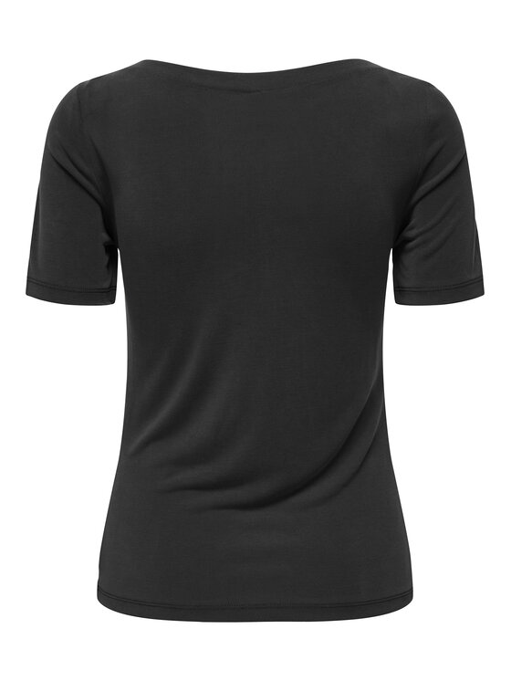 ONLY ONLY Camiseta Free 15367559 Negro Regular Fit