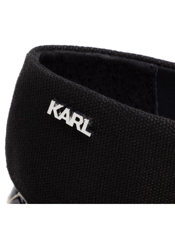 KARL LAGERFELD Espadryle KARL LAGERFELD KL80108 Czarny