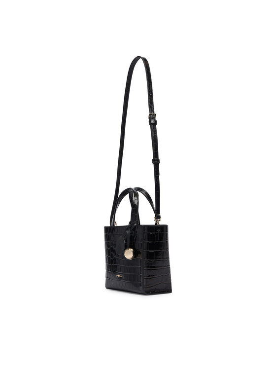 Furla Ročna torba Furla Divide It Mini WB02124 BX4255 O6000 Črna