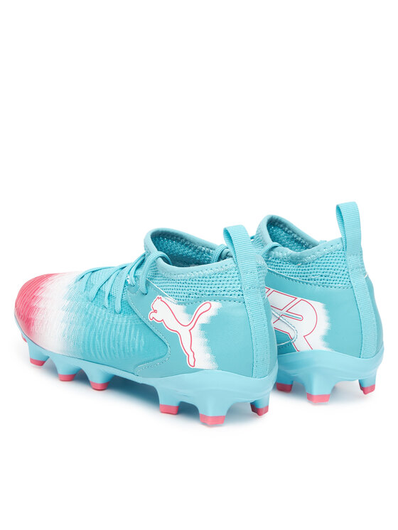 Puma Buty do piłki nożnej Puma Future 8 Match Re-Charge Fg/Ag Jr 108762 01 Błękitny