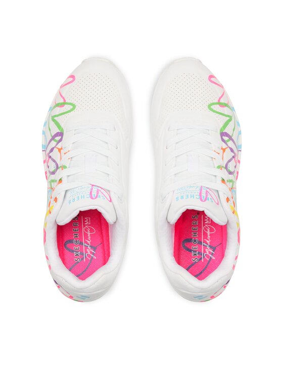 Skechers Superge Skechers Uno Highlight Love 177981/WMLT Bela