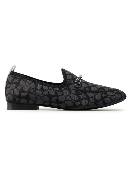 Coach Poltopánky Coach Harling Knit Loafer G5149 11002151 Čierna
