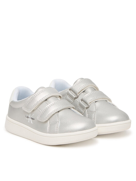 Calvin Klein Superge Calvin Klein Low Cut Velcro V1A9-83205-0376 M Srebrna