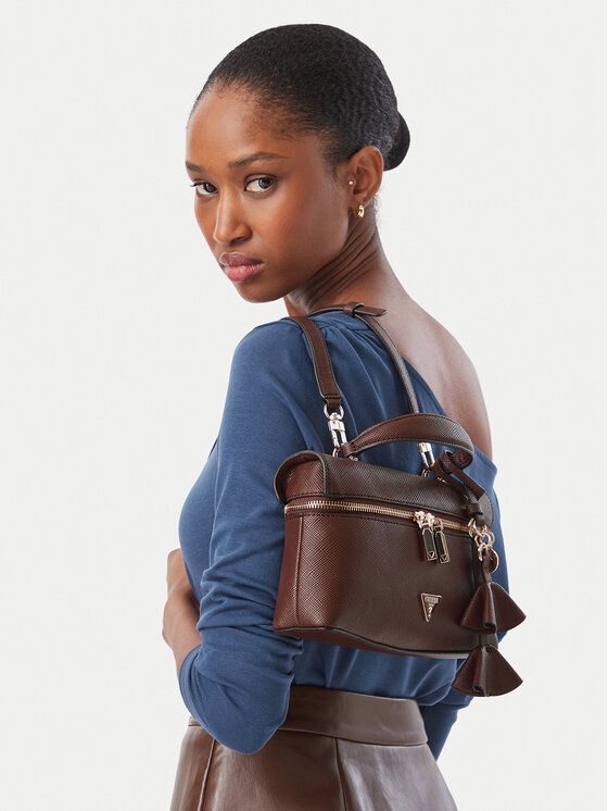Guess Torebka Guess Danielle Mini HWZG22 27770 Brązowy