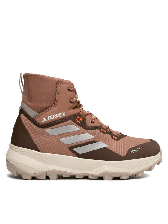 adidas Trekingová obuv adidas TERREX WMN MID RAIN.RDY Hiking Shoes HQ3557 Hnedá